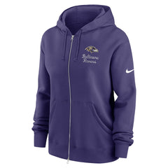 Baltimore Ravens Women's Phoenix Rewind Full-Zip Hoodie | NFL Outlet
