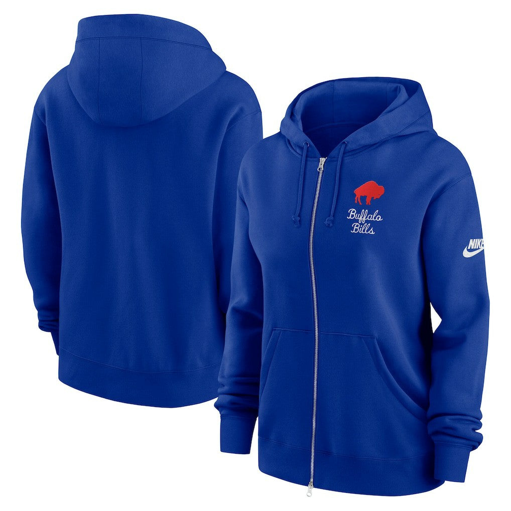 Buffalo Bills Women's Phoenix Rewind Full-Zip Hoodie | NFL New
