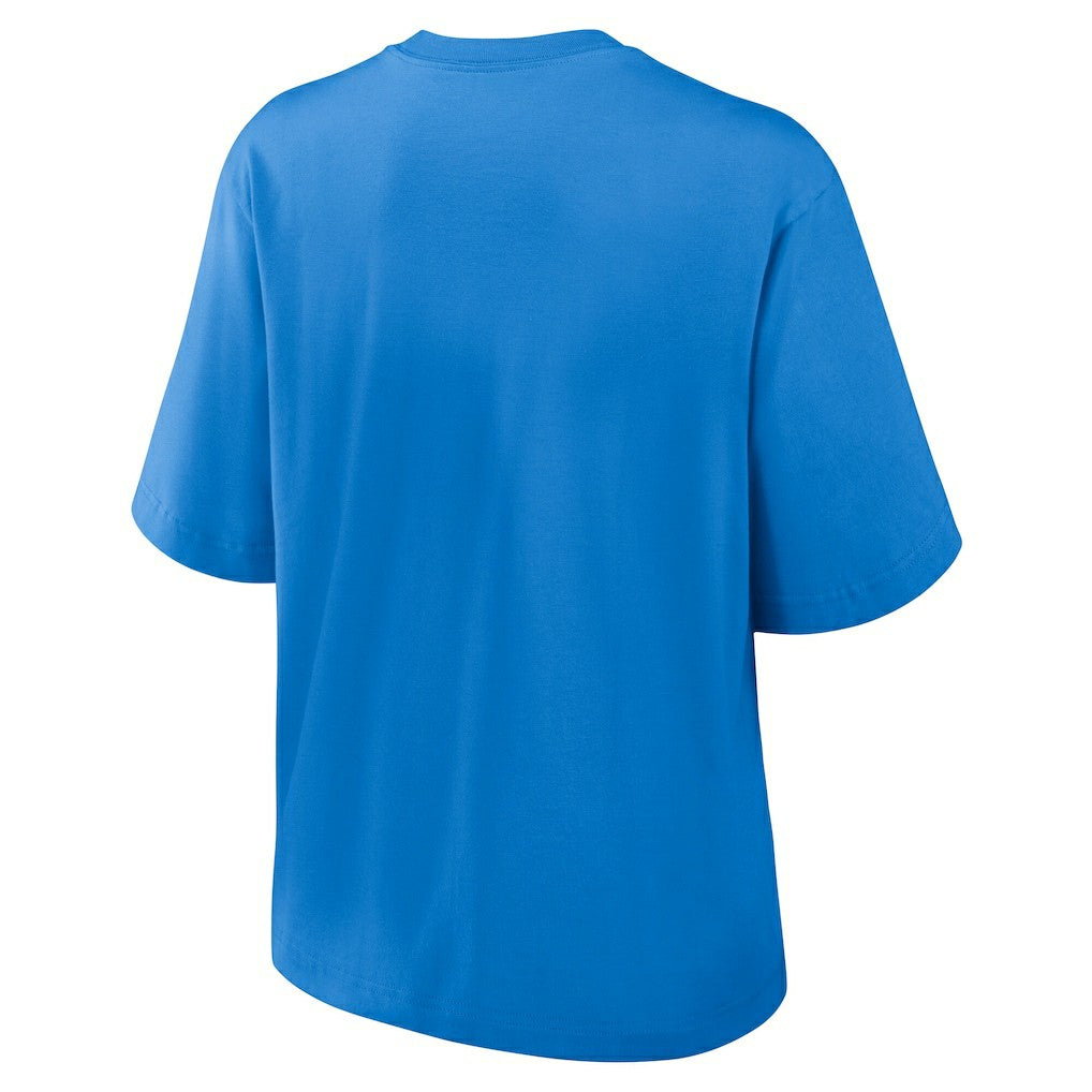 Los Angeles Chargers Women's Essential Script Relaxed Boxy T-Shirt | NFL New