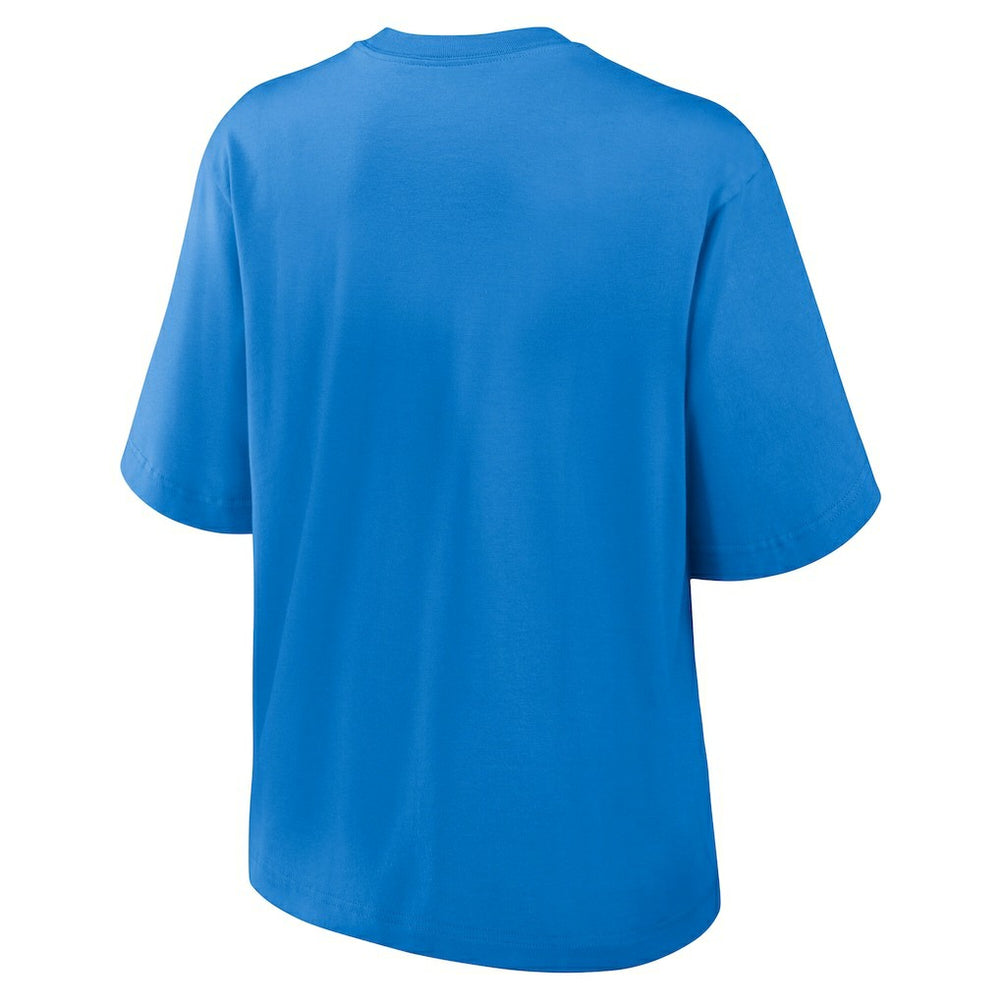 Los Angeles Chargers Women's Essential Script Relaxed Boxy T-Shirt | NFL New