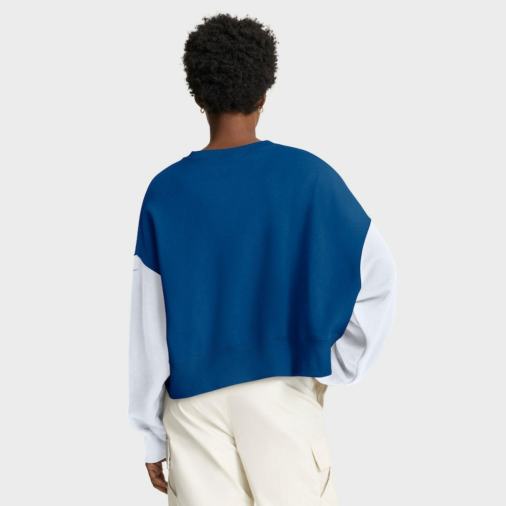 Indianapolis Colts Women's Oversized Color-Block Pullover Sweatshirt | NFL Hot
