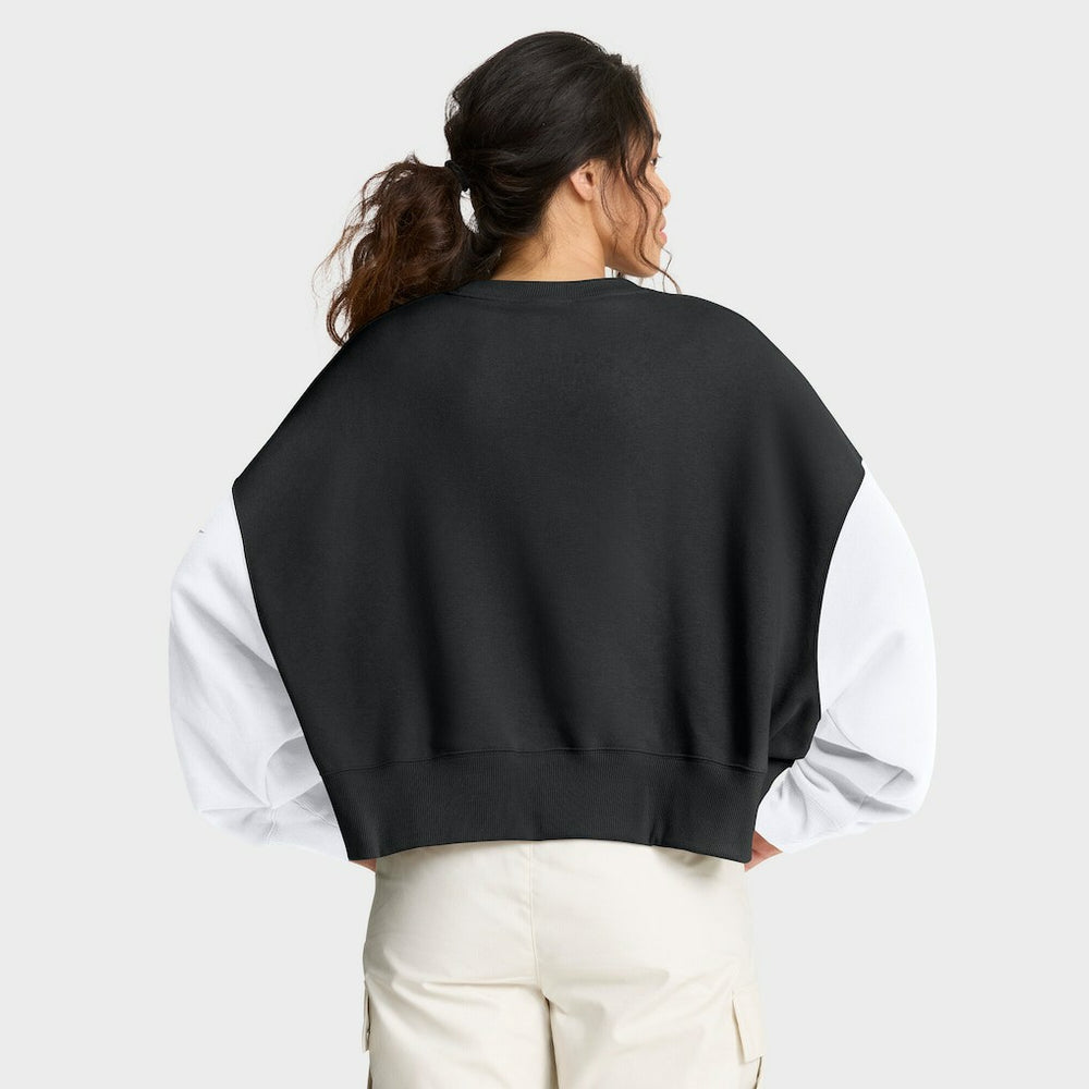 New Orleans Saints Women's Oversized Color-Block Pullover Sweatshirt | NFL On sale