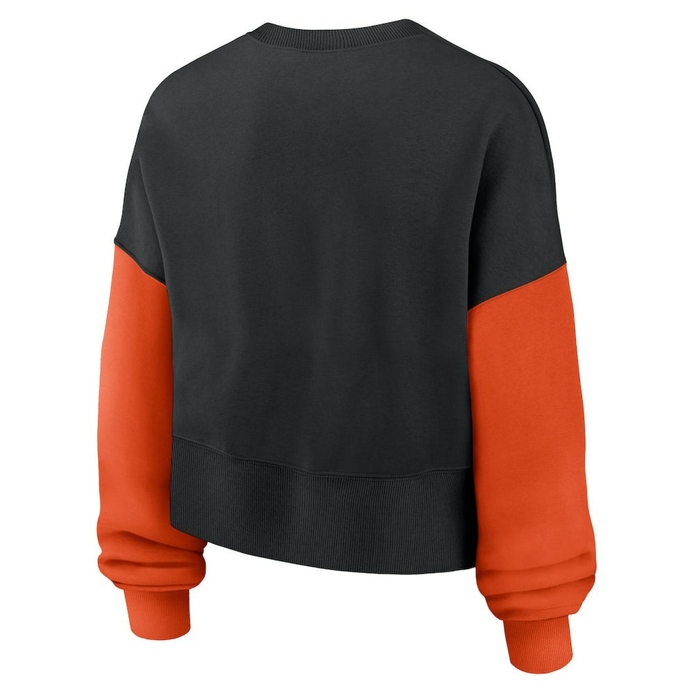 Cincinnati Bengals Women's Oversized Color-Block Pullover Sweatshirt | NFL On sale