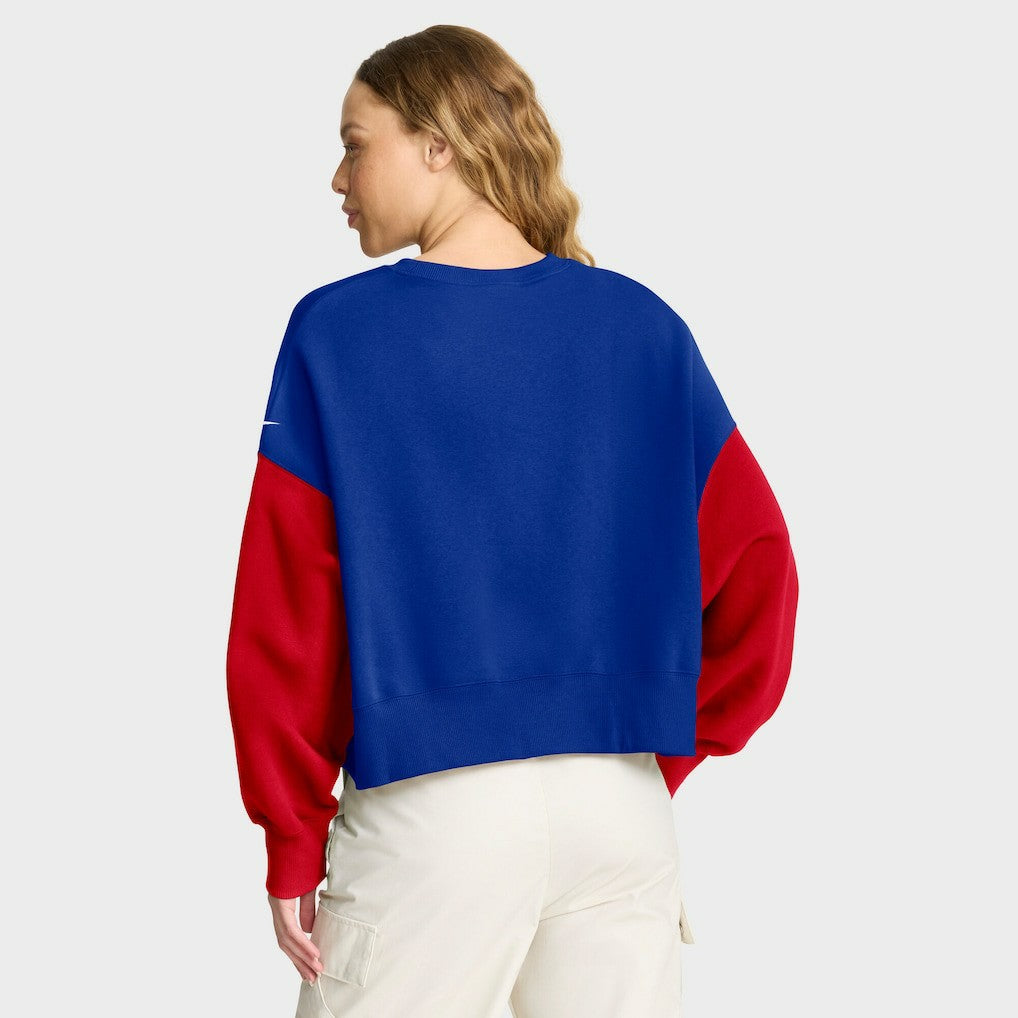 Buffalo Bills Women's Oversized Color-Block Pullover Sweatshirt | NFL US