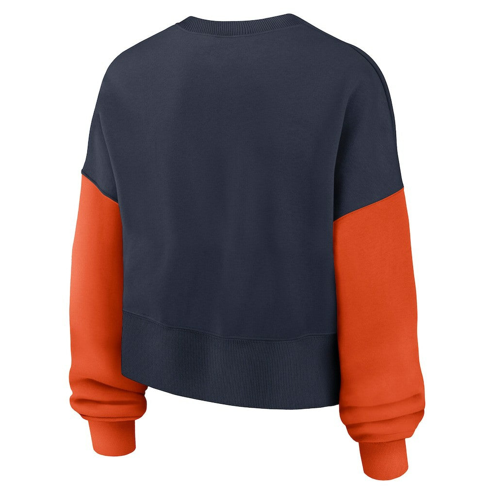 Chicago Bears Women's Oversized Color-Block Pullover Sweatshirt | NFL US