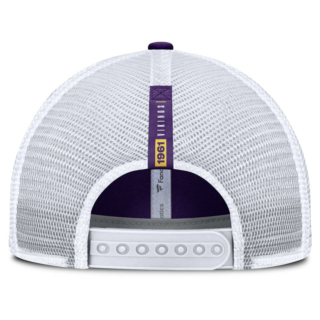 Minnesota Vikings Reverse Trucker Adjustable Hat | NFL Discount