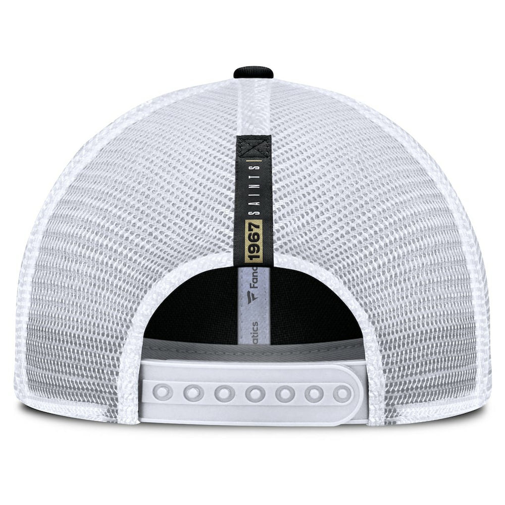 New Orleans Saints Reverse Trucker Adjustable Hat | NFL New
