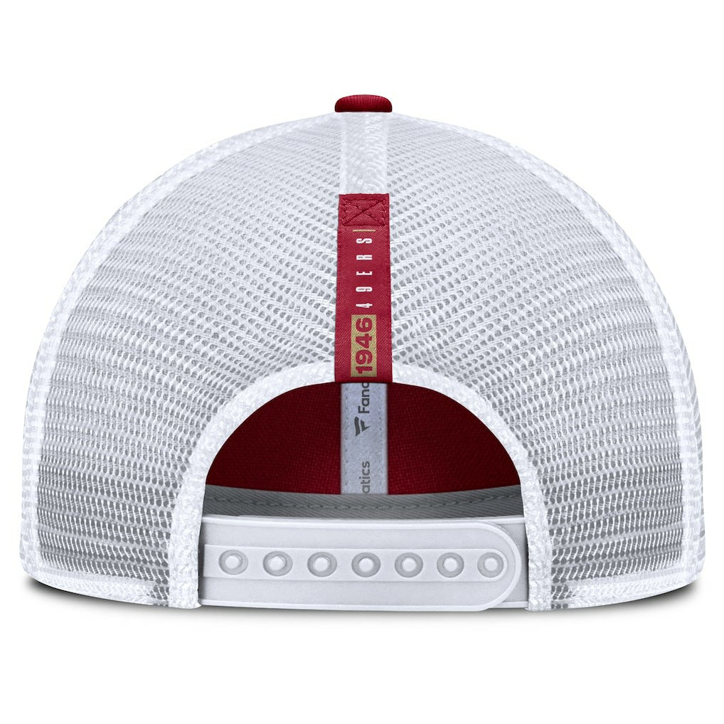 San Francisco 49ers Reverse Trucker Adjustable Hat | NFL Sale