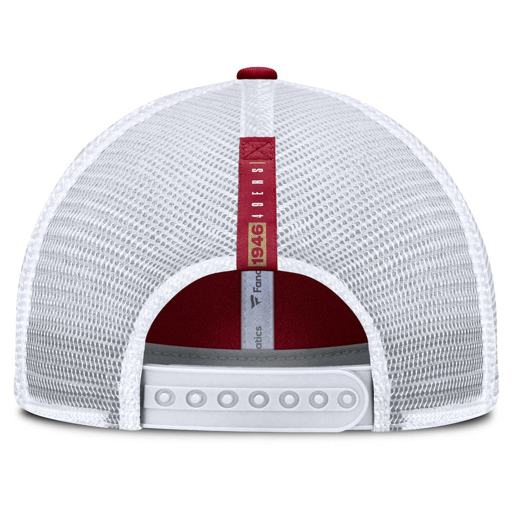 San Francisco 49ers Reverse Trucker Adjustable Hat | NFL Sale