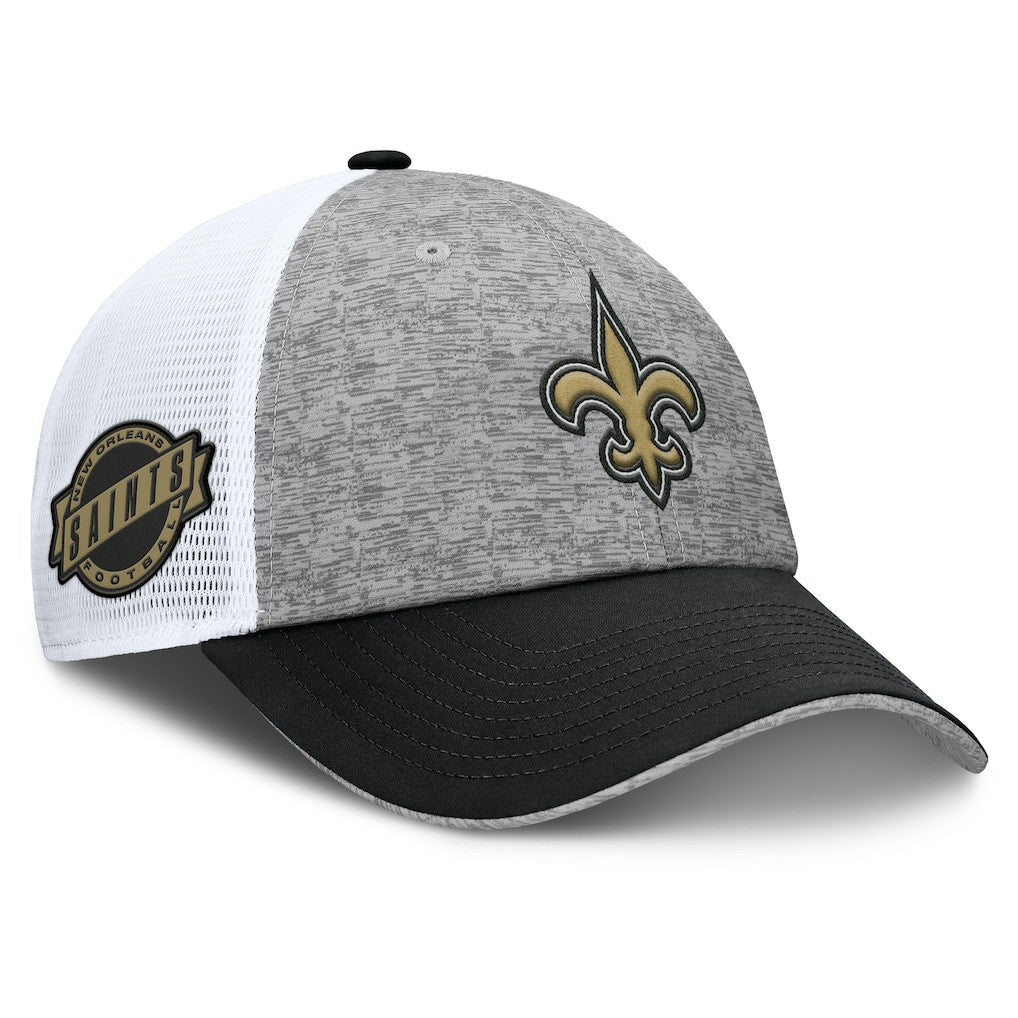 New Orleans Saints Option Trucker Adjustable Hat | NFL Outlet