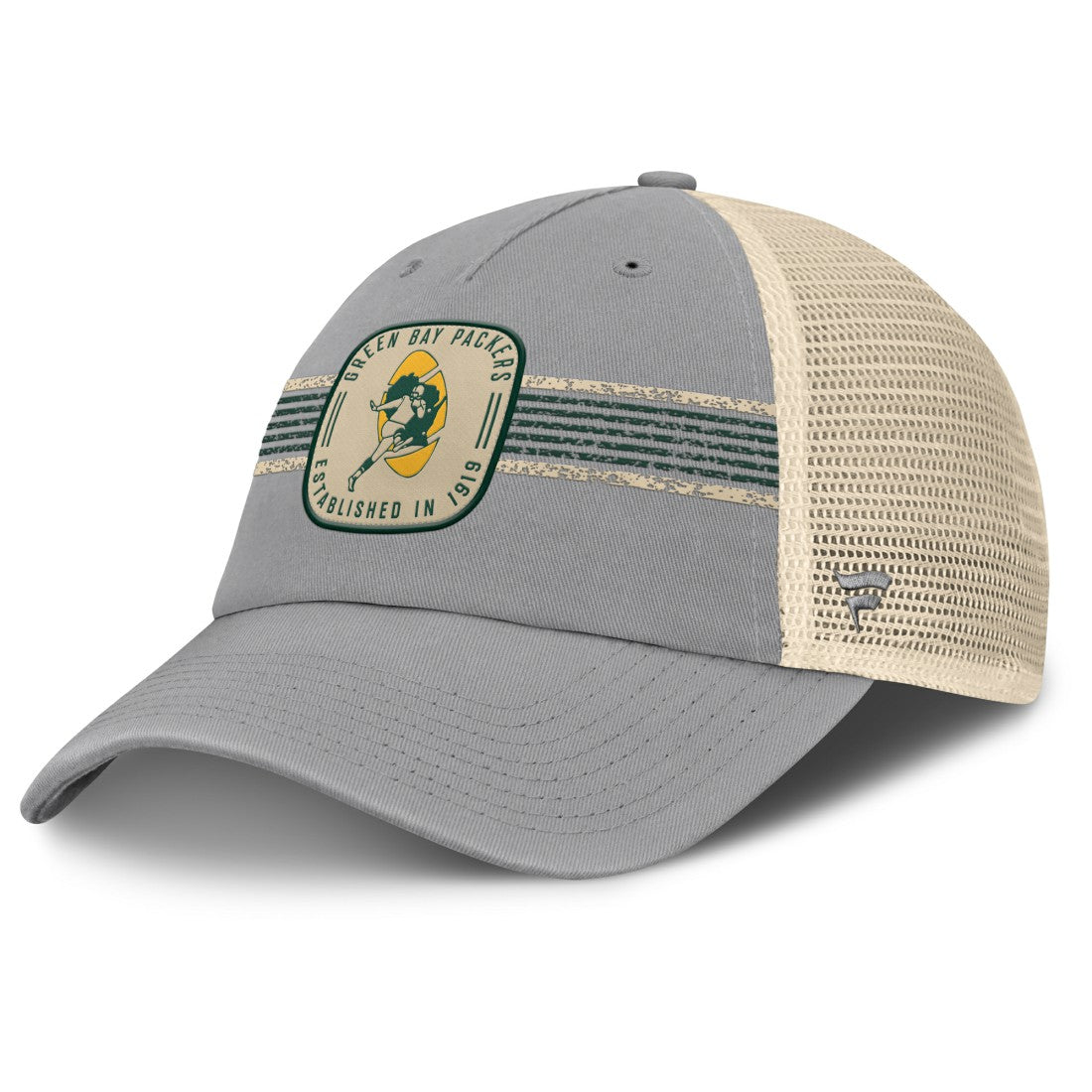 Green Bay Packers Heritage Bootleg Trucker Adjustable Hat | NFL Hot