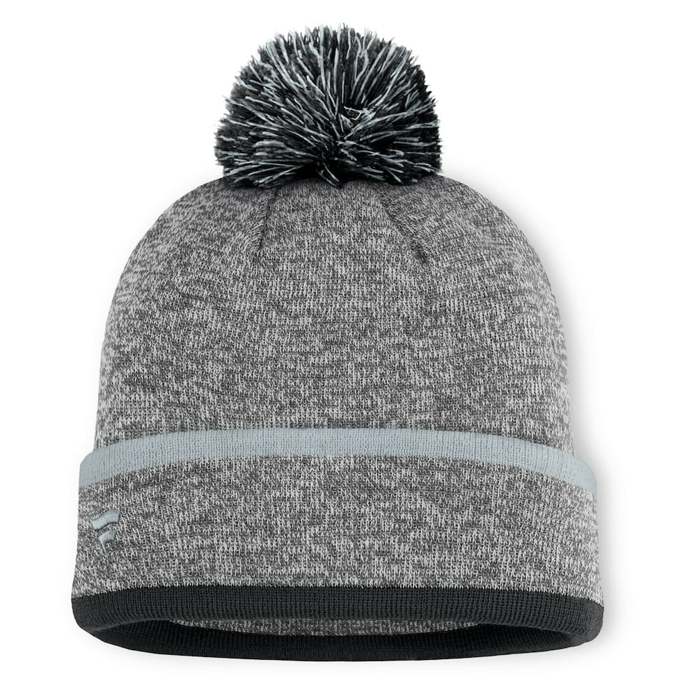 Las Vegas Raiders Motion Cuffed Knit Hat with Pom | NFL Online
