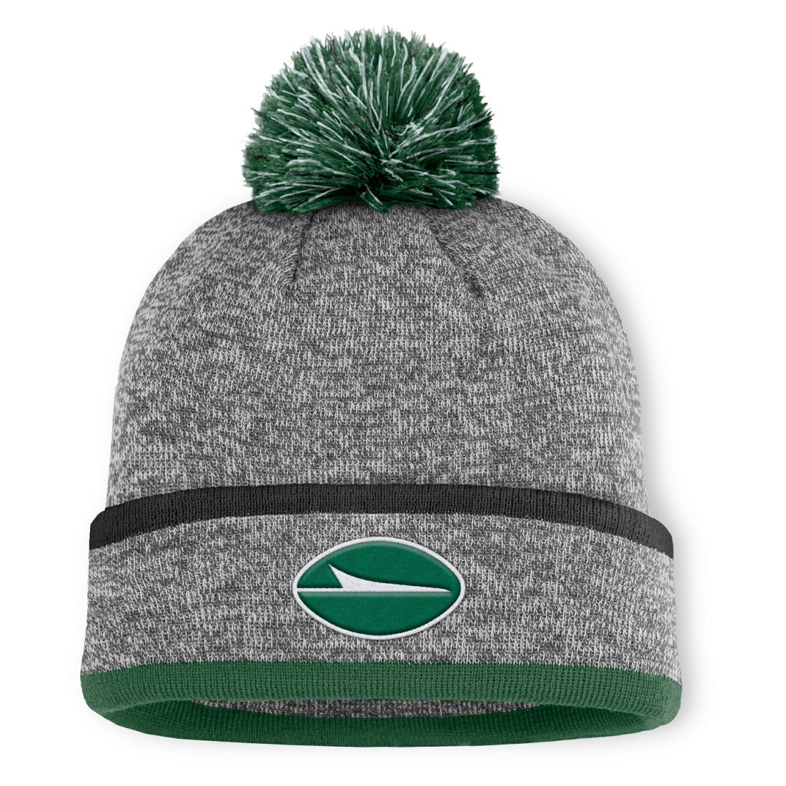 New York Jets Motion Cuffed Knit Hat with Pom | NFL Online