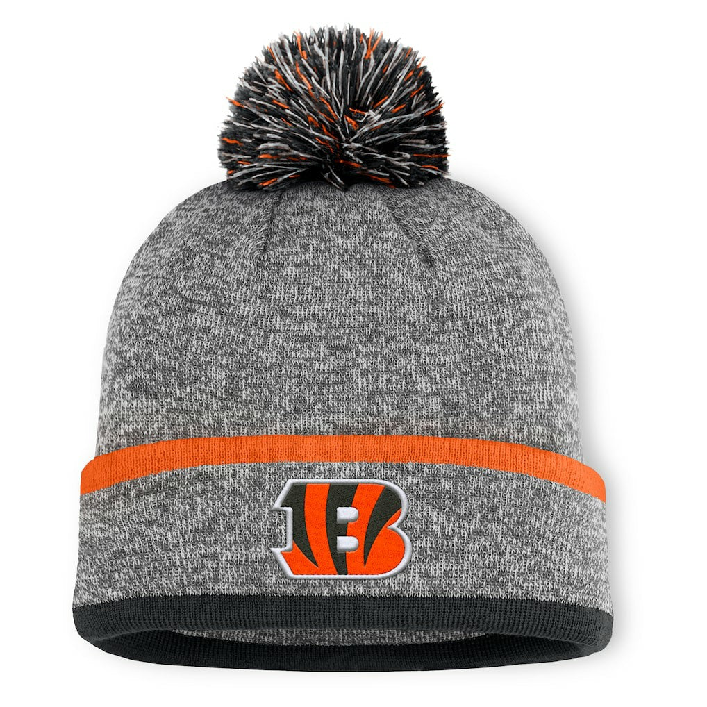 Cincinnati Bengals Motion Cuffed Knit Hat with Pom | NFL Near me