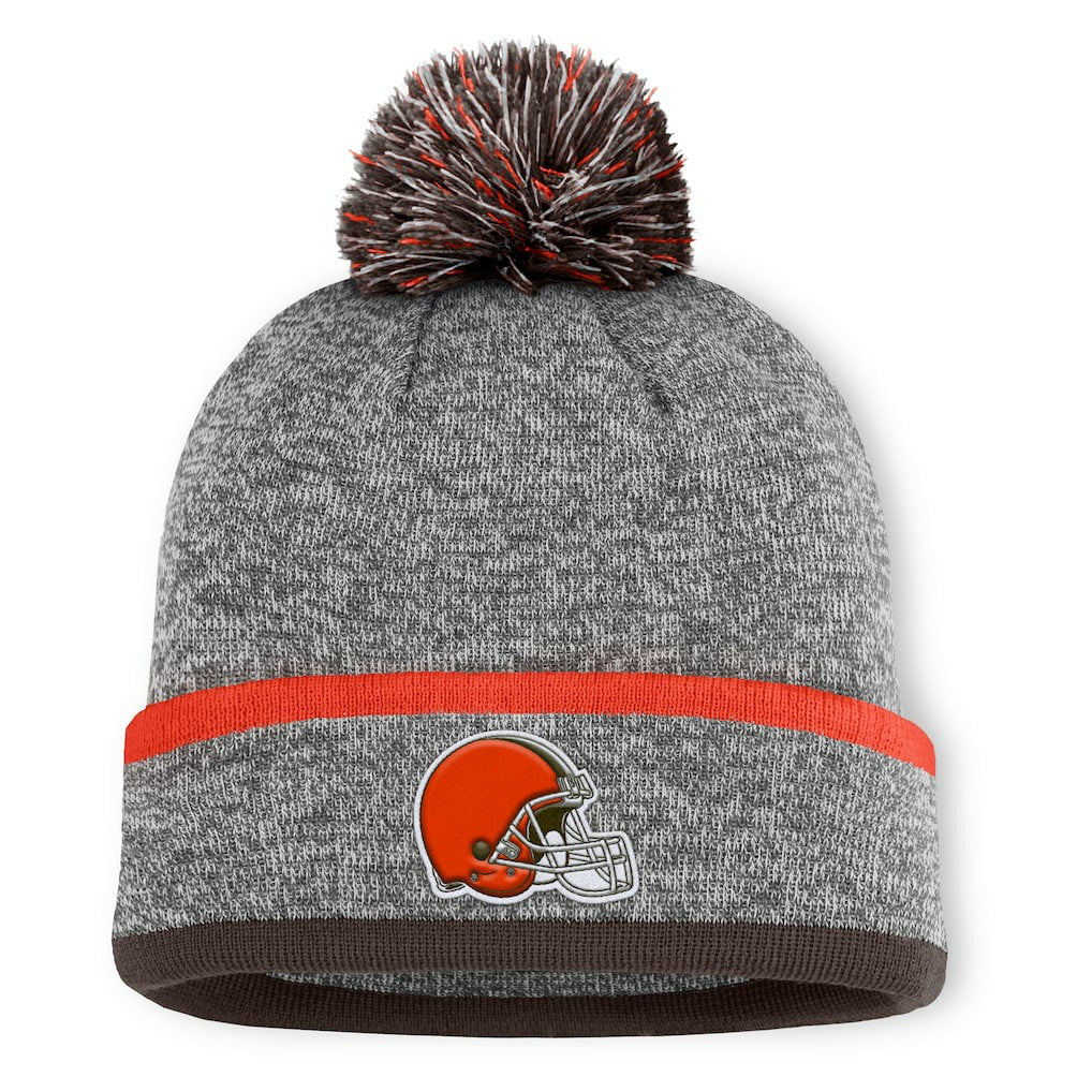 Cleveland Browns Motion Cuffed Knit Hat with Pom | NFL Outlet
