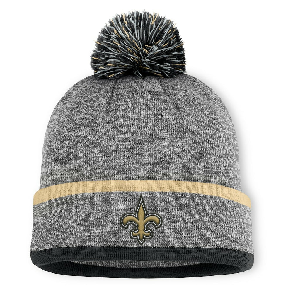 New Orleans Saints Motion Cuffed Knit Hat with Pom | NFL On sale