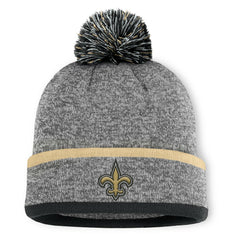 New Orleans Saints Motion Cuffed Knit Hat with Pom | NFL On sale