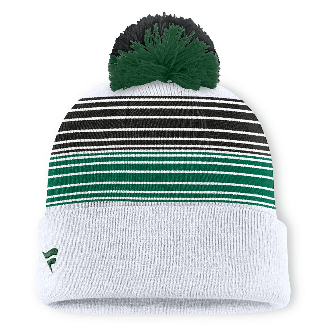 New York Jets Ghost Cuffed Knit Hat with Pom | NFL Hot