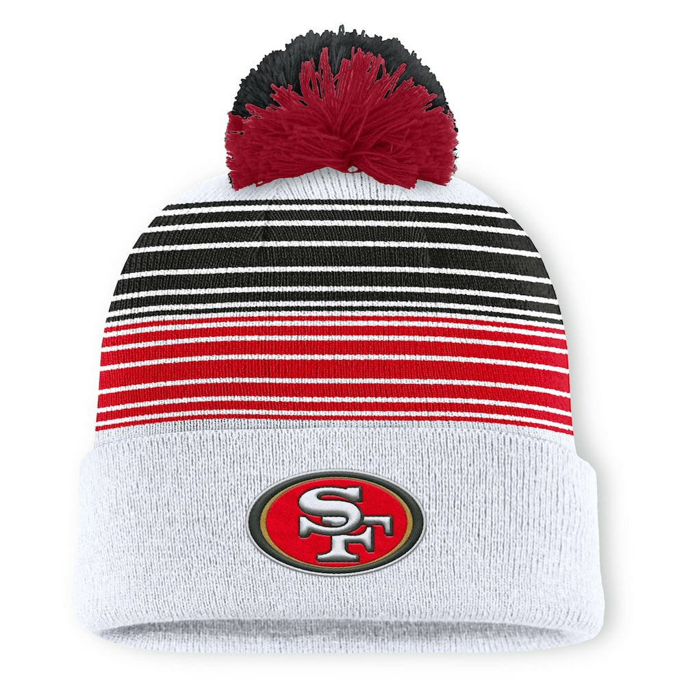 San Francisco 49ers Ghost Cuffed Knit Hat with Pom | NFL Near me