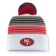 San Francisco 49ers Ghost Cuffed Knit Hat with Pom | NFL Near me