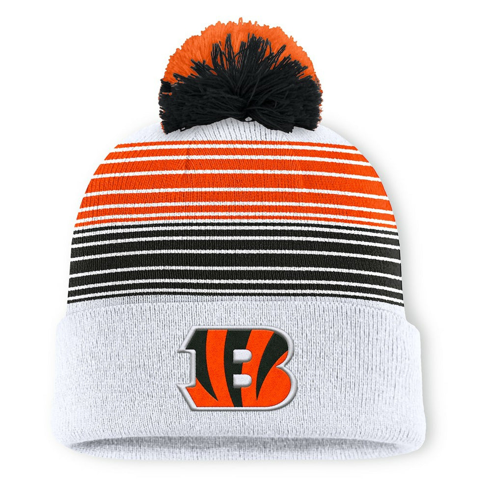 Cincinnati Bengals Ghost Cuffed Knit Hat with Pom | NFL Outlet