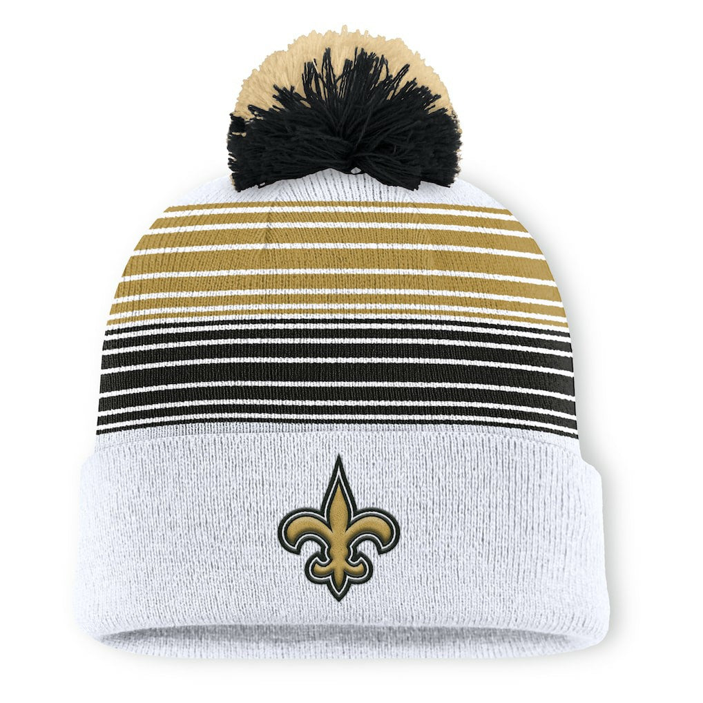 New Orleans Saints Ghost Cuffed Knit Hat with Pom | NFL US