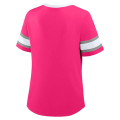 Dallas Cowboys Women's Redzone Draw Play Athena Lace-Up T-Shirt | NFL Hot