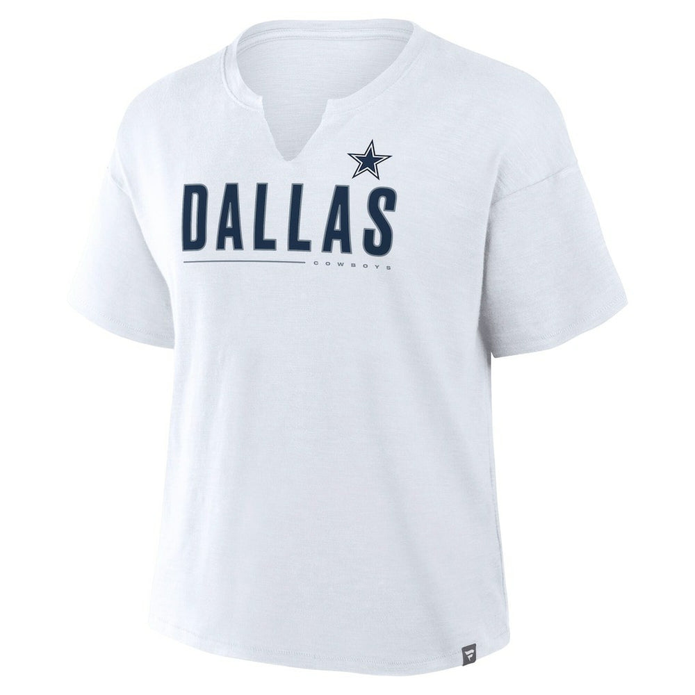 Dallas Cowboys Women's Redzone Slub Boxy T-Shirt | NFL On sale