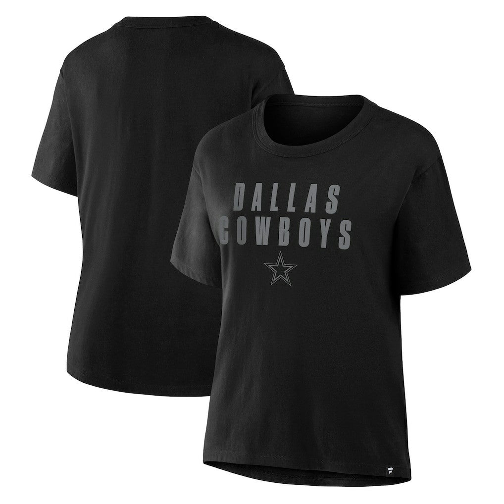 Dallas Cowboys Women's Blackout Kneel Down Legacy T-Shirt | NFL Online