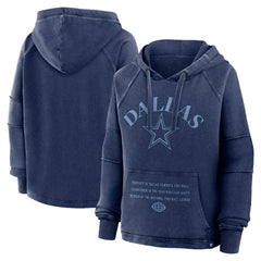 Dallas Cowboys Women's Oversized Raglan Gridiron Hoodie | NFL Outlet