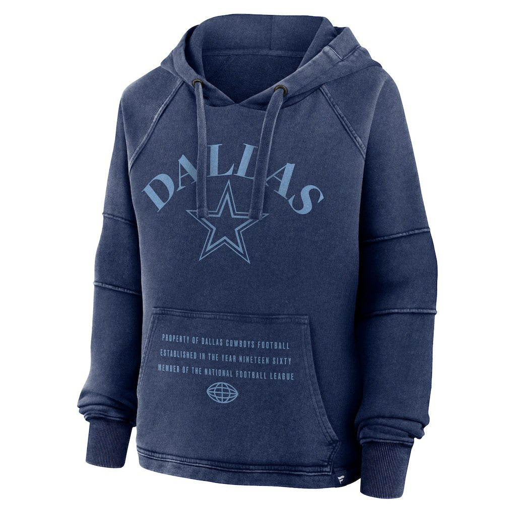 Dallas Cowboys Women's Oversized Raglan Gridiron Hoodie | NFL Outlet