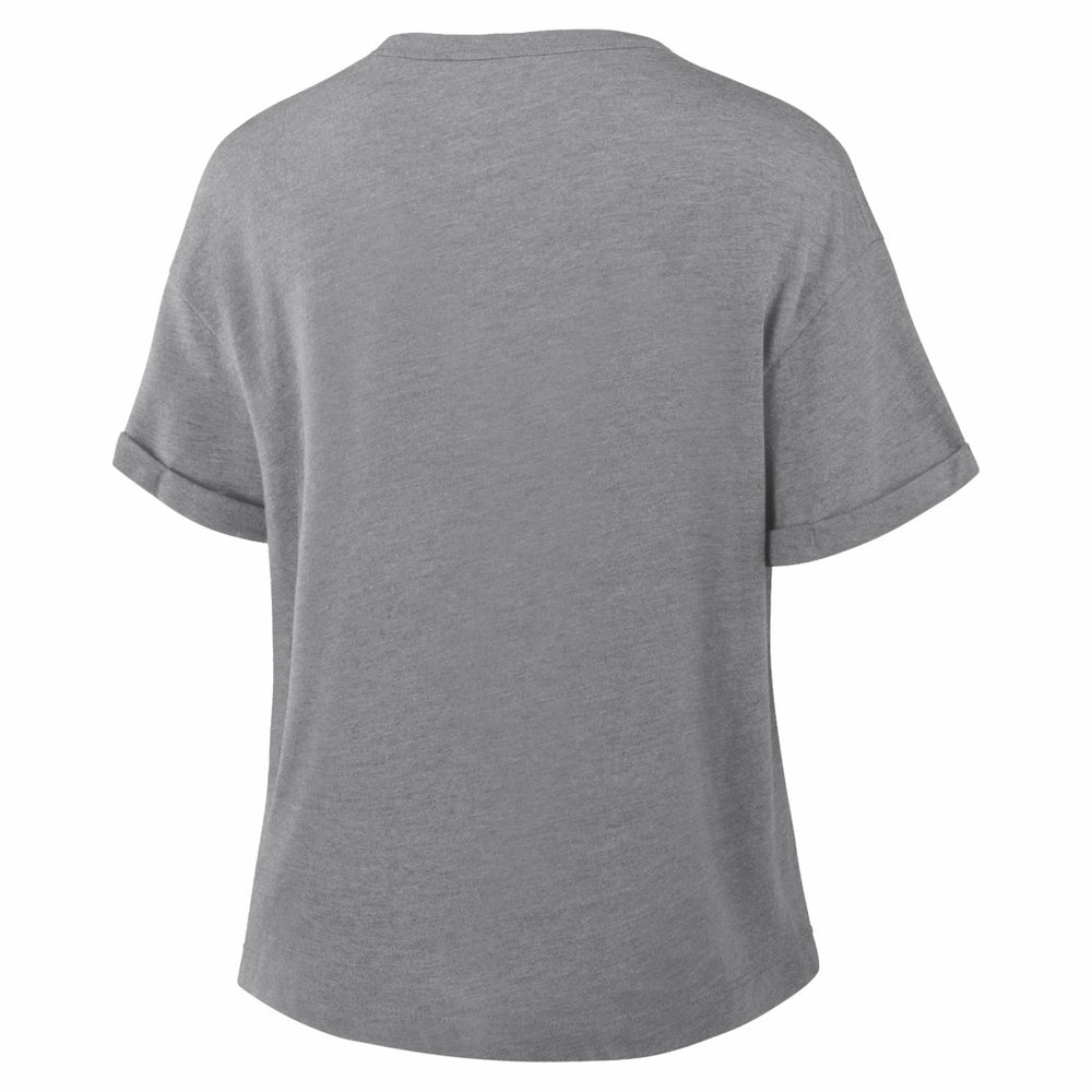 Dallas Cowboys Women's Pennant Wave Tribute Tri-Blend Boxy T-Shirt | NFL Discount