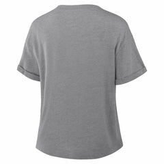 Dallas Cowboys Women's Pennant Wave Tribute Tri-Blend Boxy T-Shirt | NFL Discount