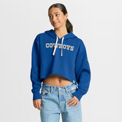 Dallas Cowboys Women's Oversized Hometown Heritage Cropped Hoodie | NFL Outlet