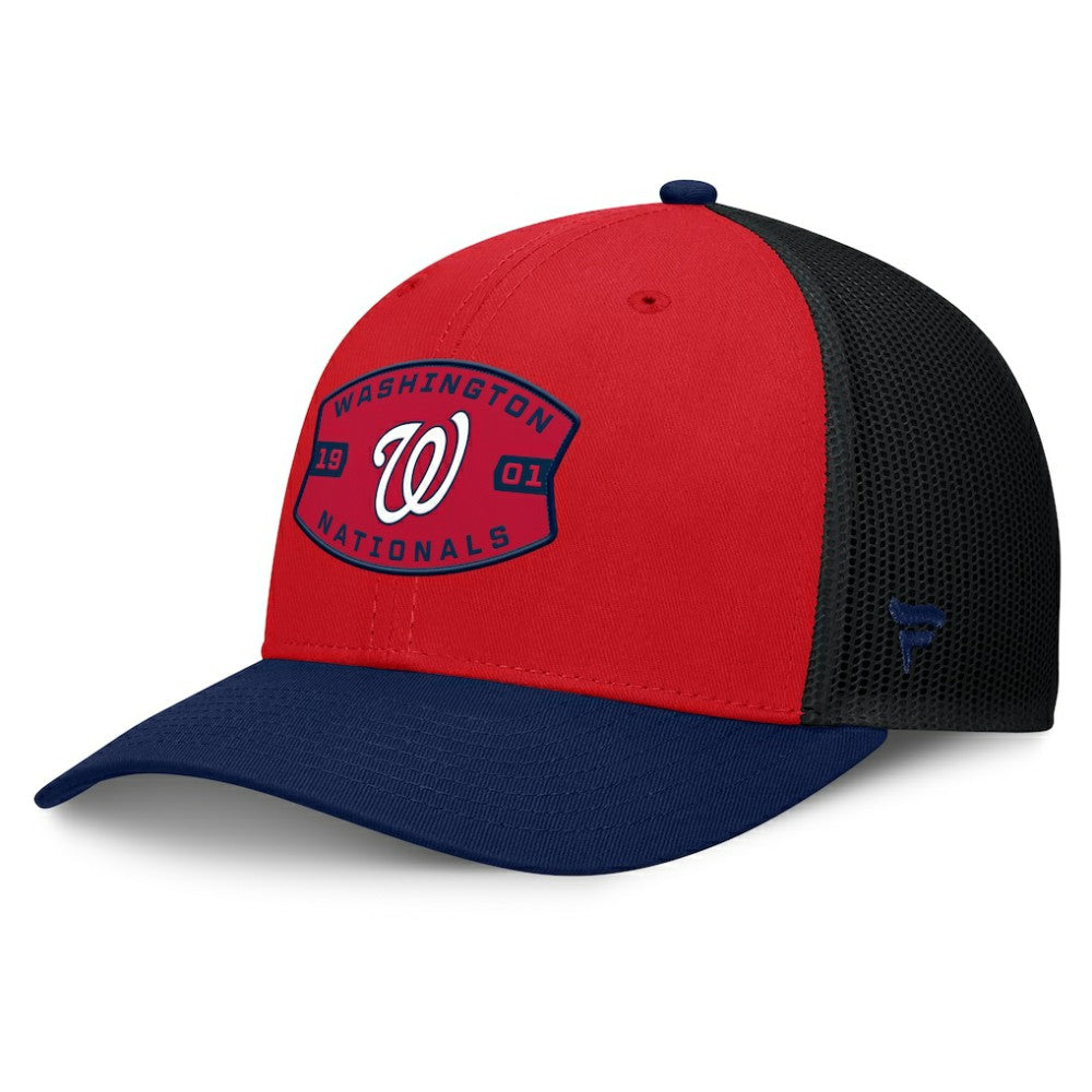 Washington Nationals Fanatics Cutoff Adjustable Trucker Hat - MLB Hats