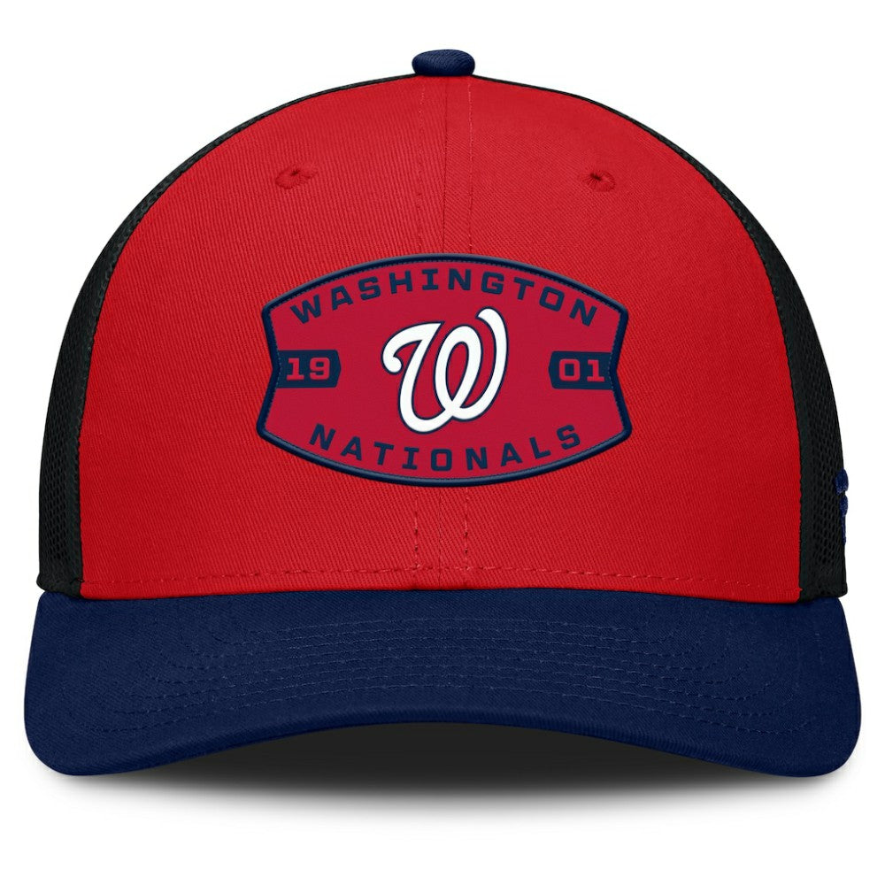 Washington Nationals Fanatics Cutoff Adjustable Trucker Hat - MLB Hats