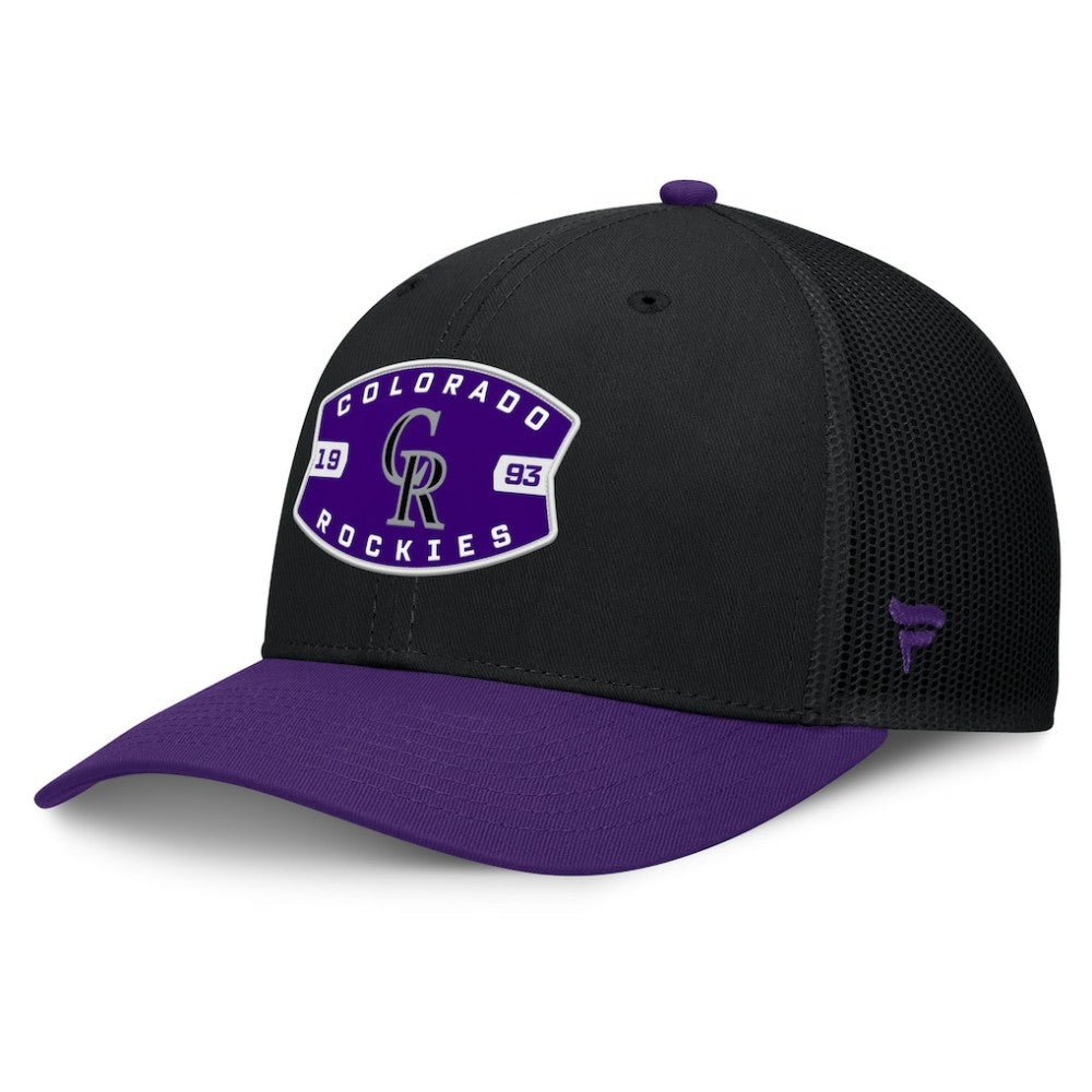 Colorado Rockies Fanatics Cutoff Adjustable Trucker Hat - MLB Hats