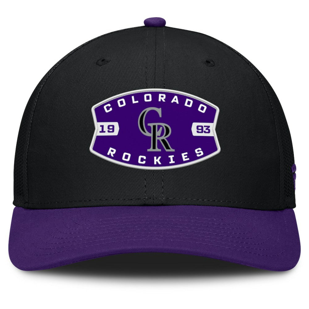 Colorado Rockies Fanatics Cutoff Adjustable Trucker Hat - MLB Hats