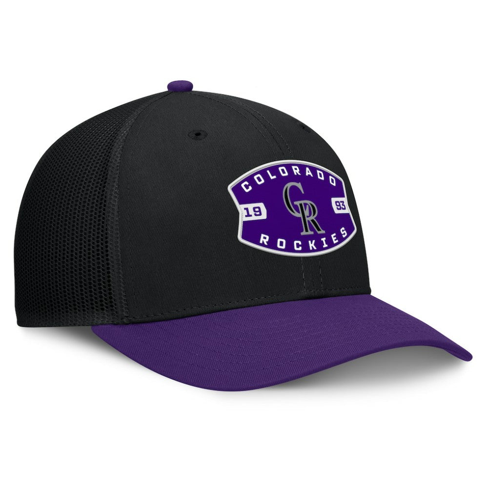 Colorado Rockies Fanatics Cutoff Adjustable Trucker Hat - MLB Hats