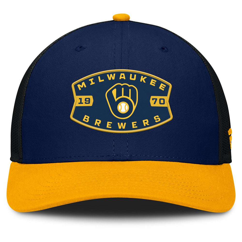 Milwaukee Brewers Fanatics Cutoff Adjustable Trucker Hat - MLB Hats