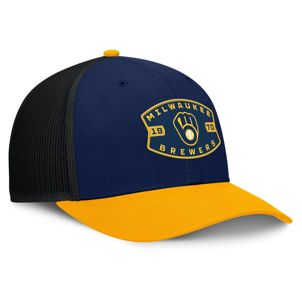 Milwaukee Brewers Fanatics Cutoff Adjustable Trucker Hat - MLB Hats