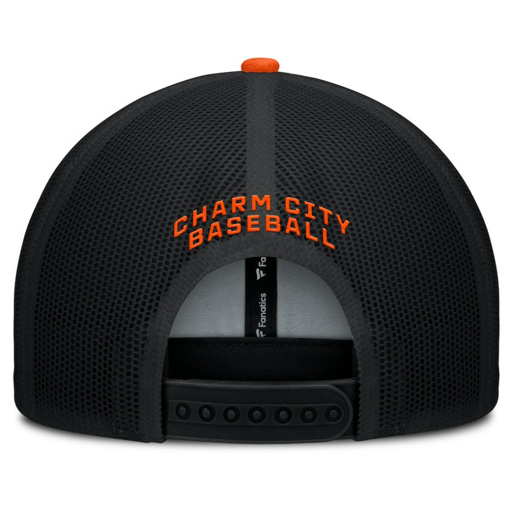 Baltimore Orioles Fanatics Cutoff Adjustable Trucker Hat - MLB Hats