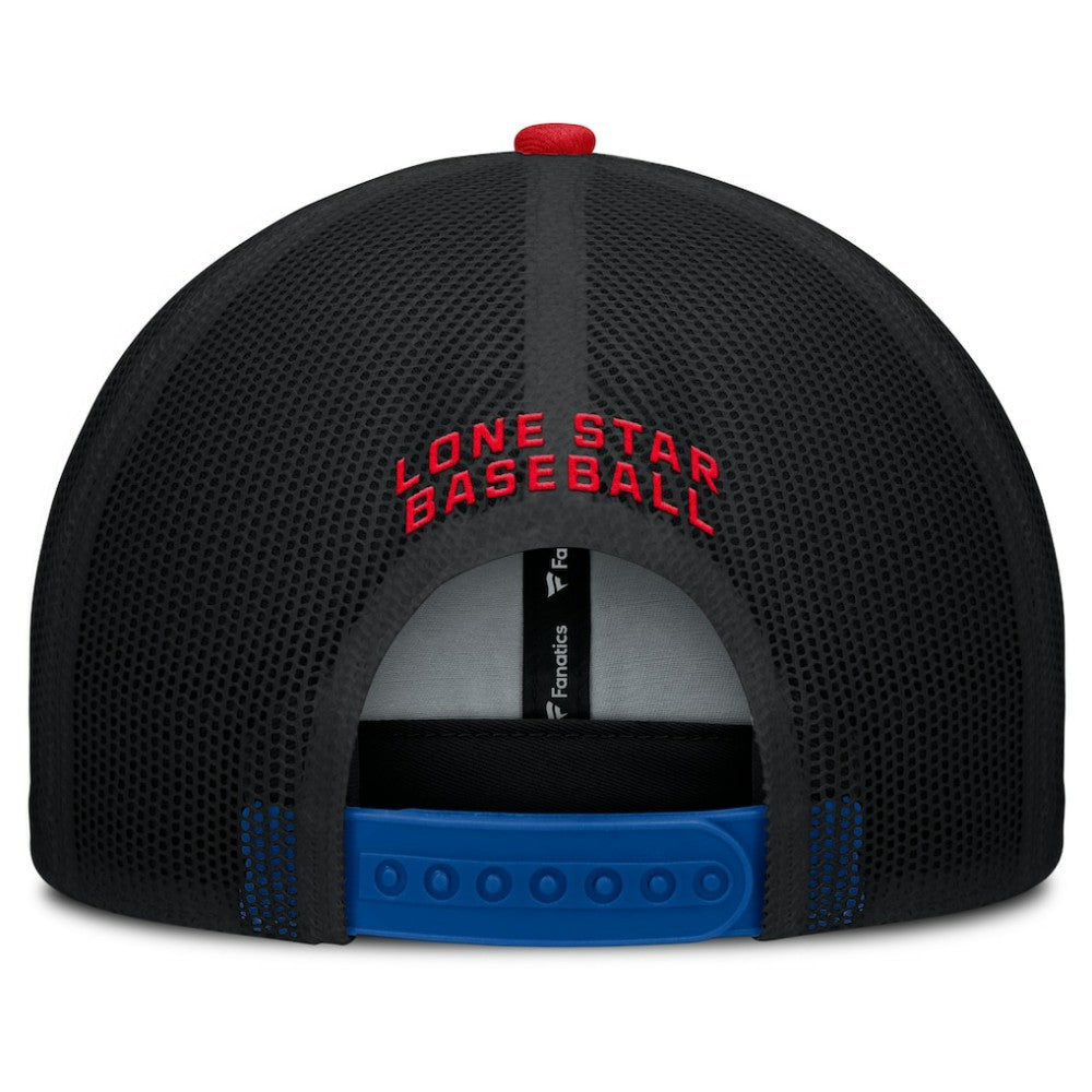 Texas Rangers Fanatics Cutoff Adjustable Trucker Hat - MLB Hats