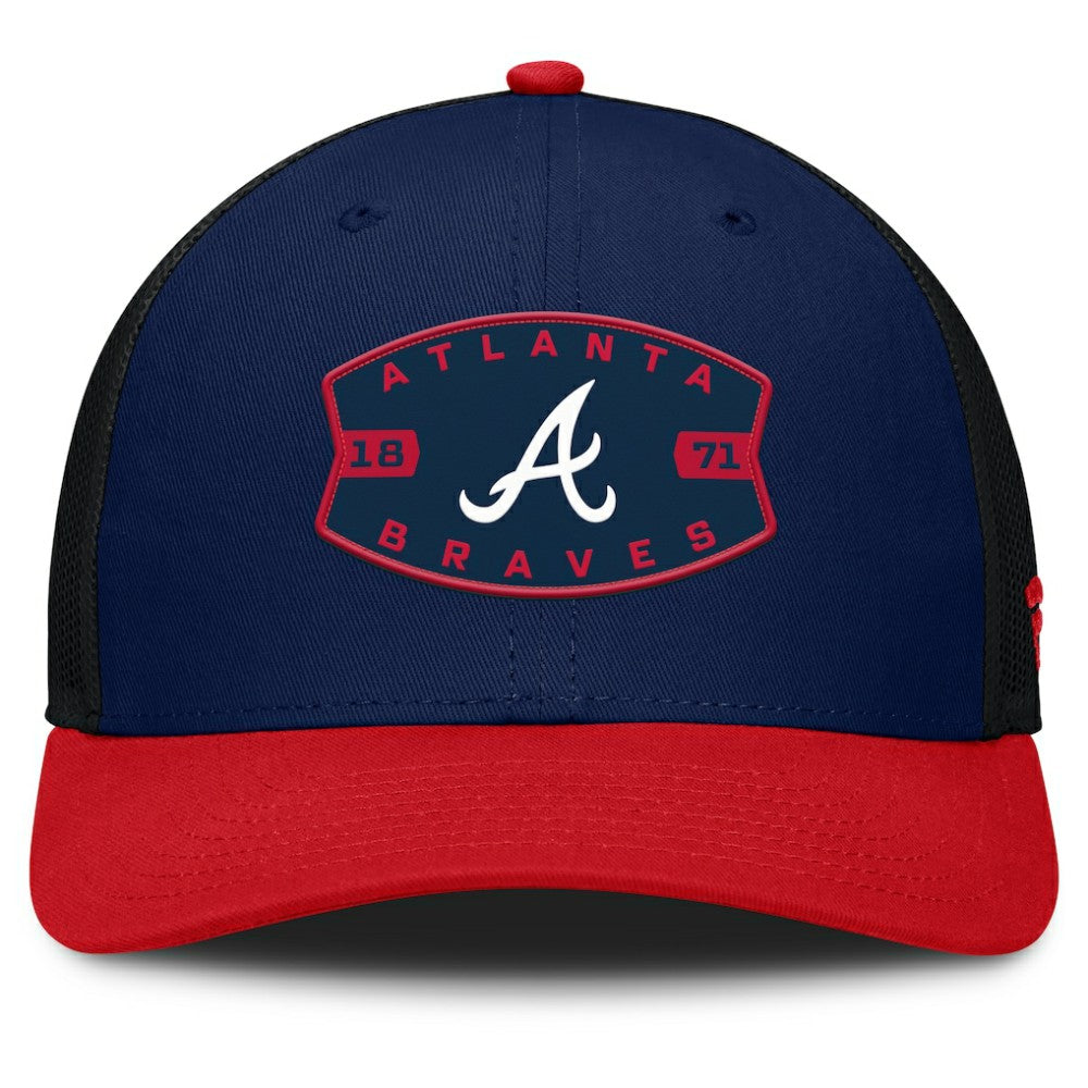 Atlanta Braves Fanatics Cutoff Adjustable Trucker Hat - MLB Hats