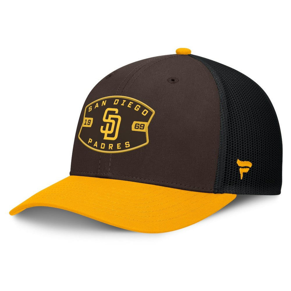 San Diego Padres Fanatics Cutoff Adjustable Trucker Hat - MLB Hats