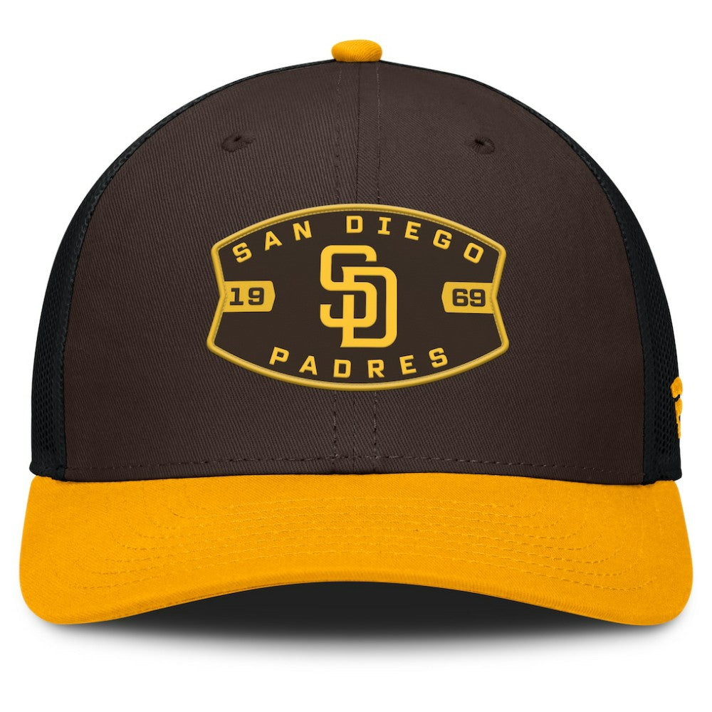 San Diego Padres Fanatics Cutoff Adjustable Trucker Hat - MLB Hats