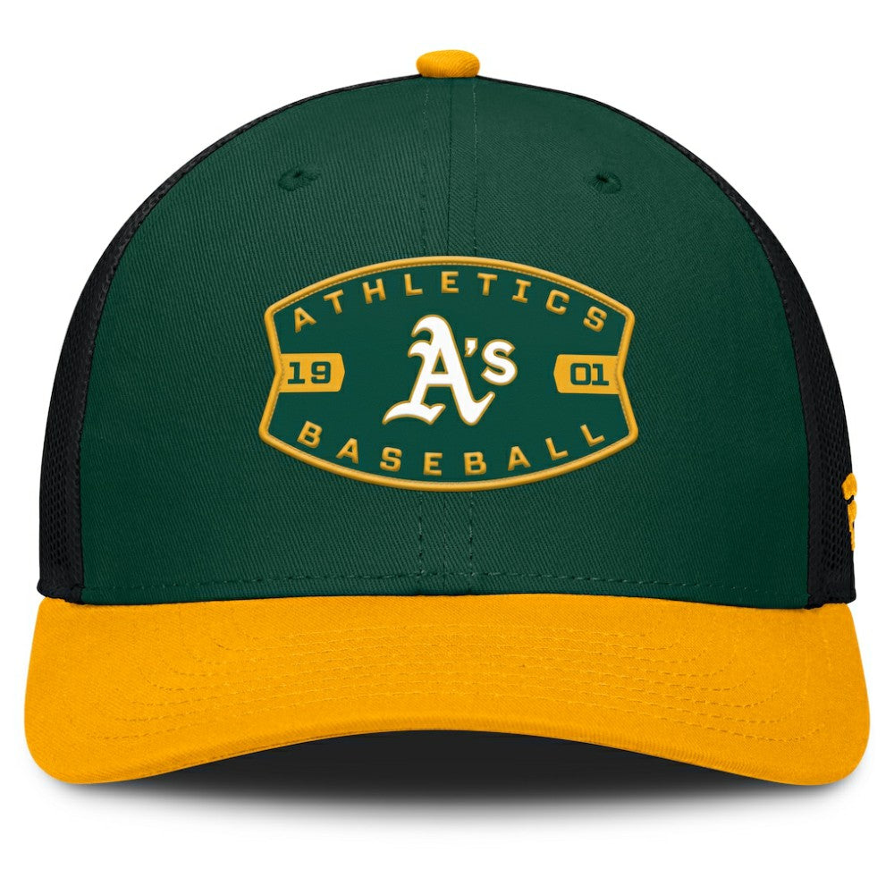 Athletics Fanatics Cutoff Adjustable Trucker Hat - MLB Hats