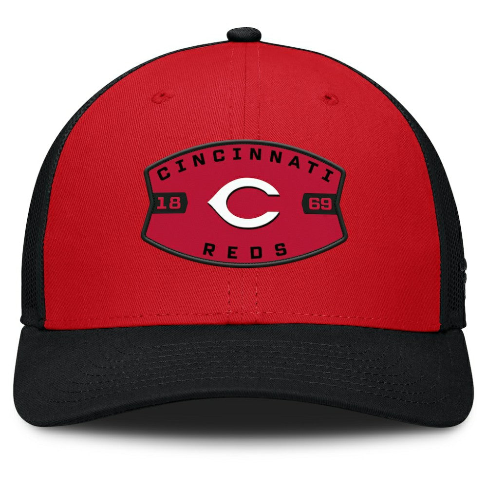 Cincinnati Reds Fanatics Cutoff Adjustable Trucker Hat - MLB Hats