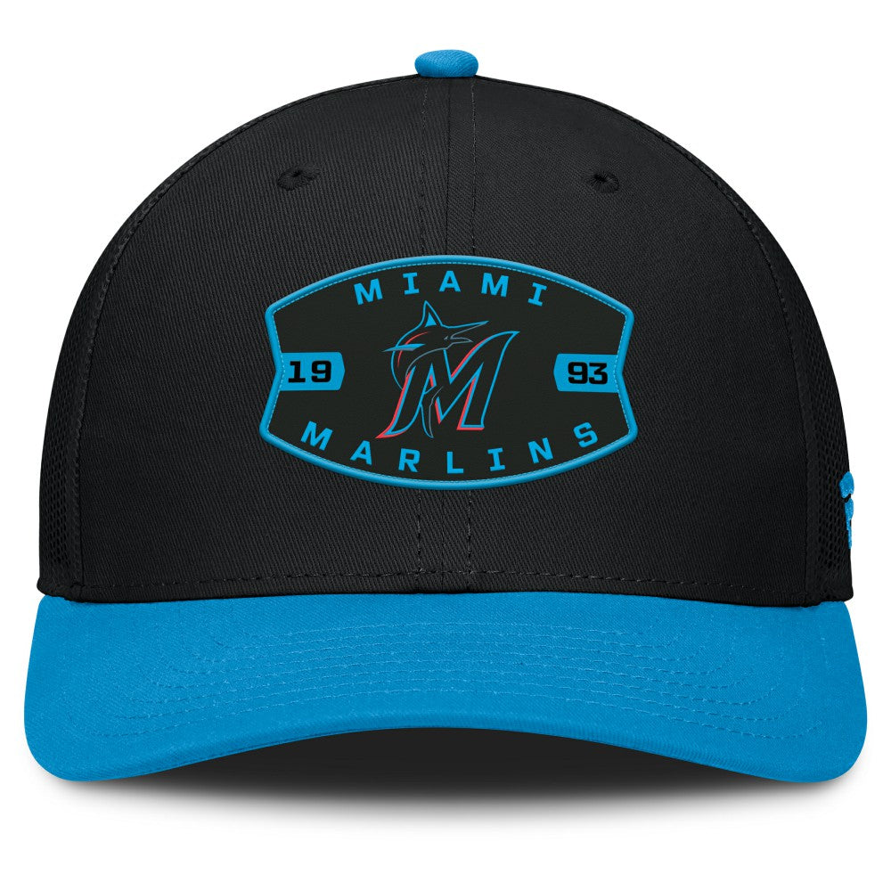 Miami Marlins Fanatics Cutoff Adjustable Trucker Hat - MLB Hats