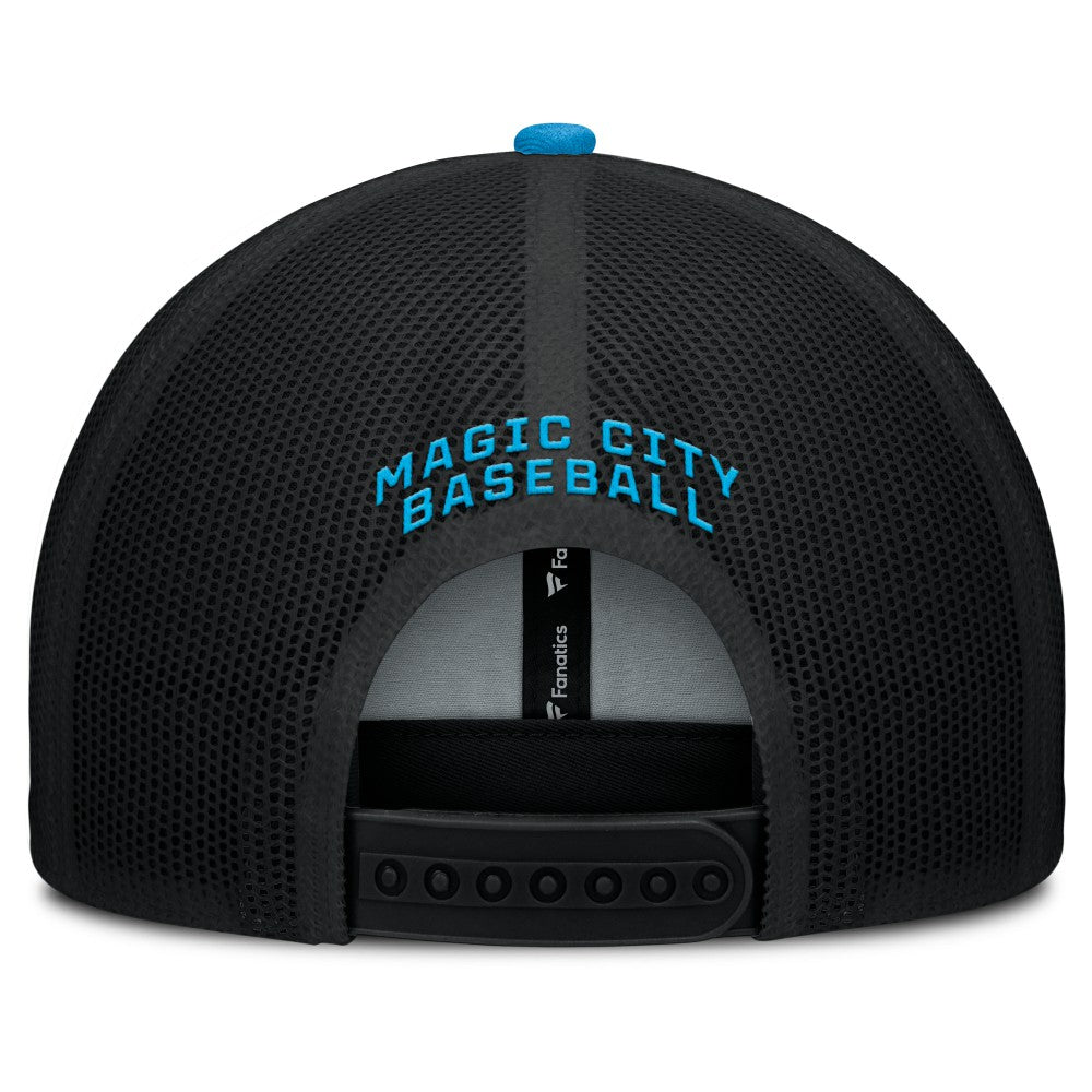 Miami Marlins Fanatics Cutoff Adjustable Trucker Hat - MLB Hats